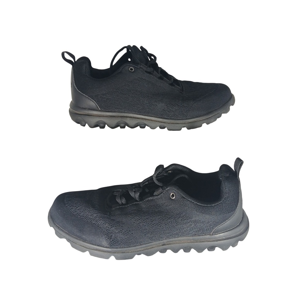 Propet W5102 Black Mesh‎ Lace Up Athletic Sneakers Shoes Womens Size 8